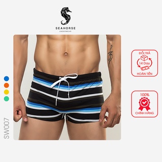 Quần bơi Nam dáng boxer nhanh khô thoải mái hoạt độn dưới nước SW007 Seahorse