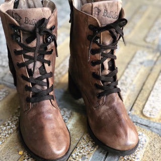 Giày bốt chiến binh hãng BUFFALO da thật size 36,5-37