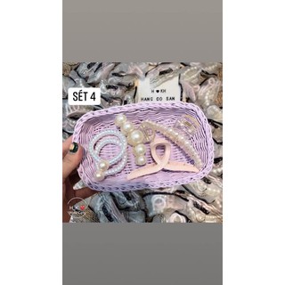 SET KẸP TÓC 4 MÓN ( Ảnh thật )