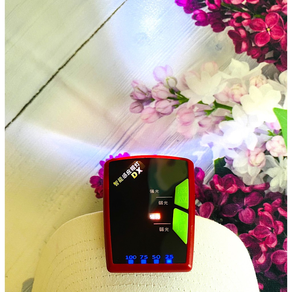 Đèn kẹp mũ cảm biến câu cá DX 18