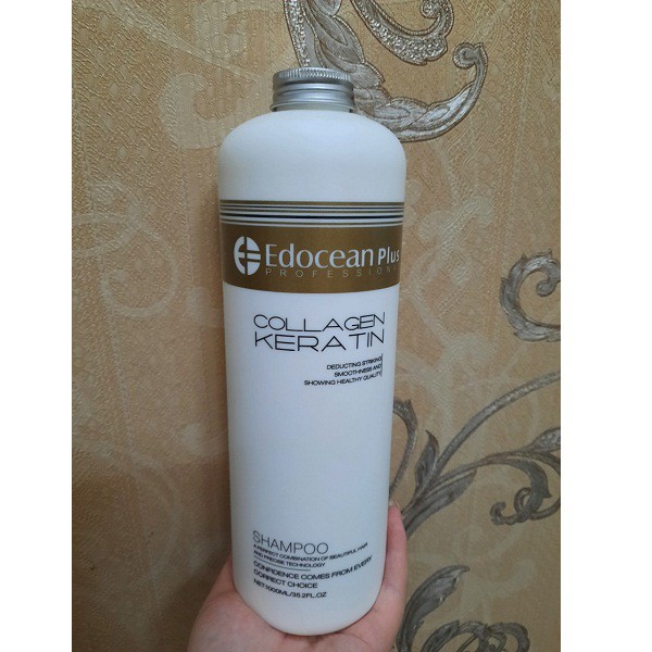 Dầu Gội Edocean Plus Collagen Keratin 1000ml