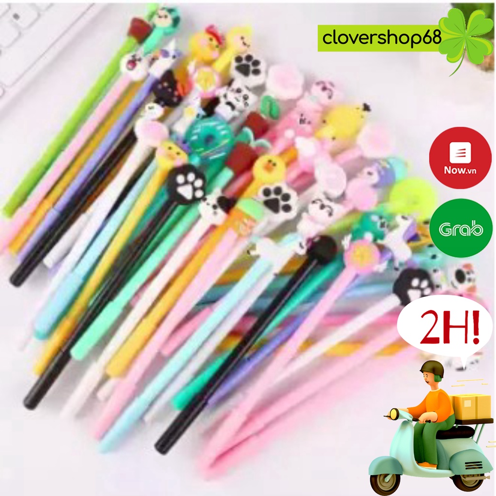 Combo 10 20 50 bút hoạt hình cute (giao ngẫu nhiên)  Clovershop68