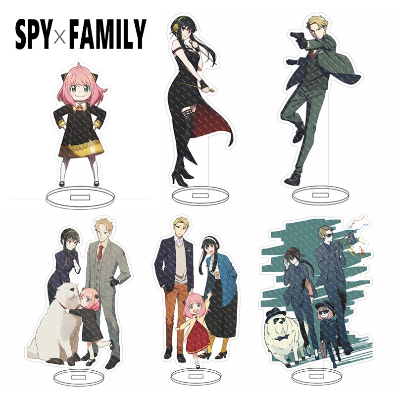 Móc Khóa Nhựa Acrylic Hình Nhân Vật Anya Yor Forger Twilight Trong Anime SPY×FAMILY