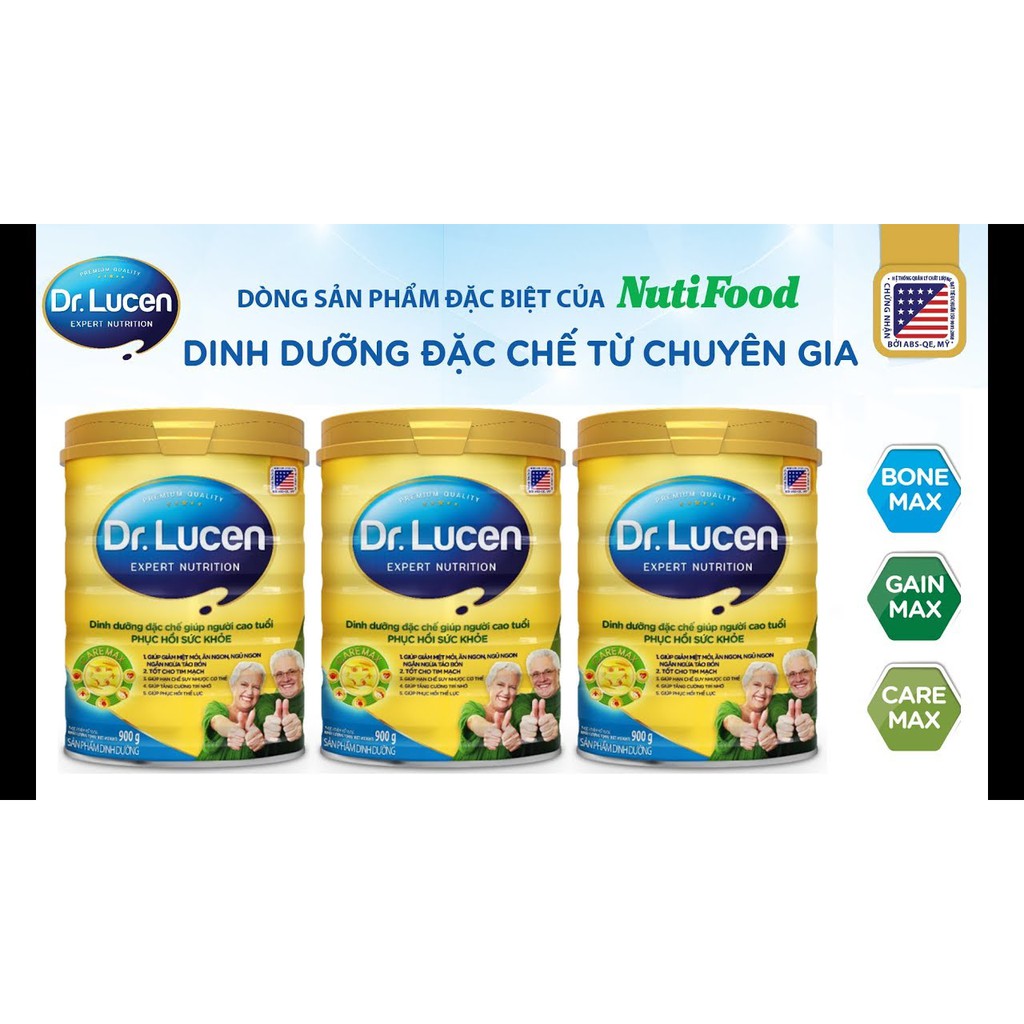 Sữa Dr.lucen care max 900g (dành cho người già)