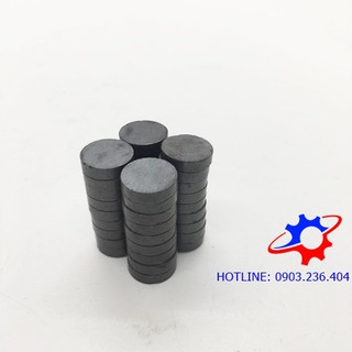 100 viên nam châm ferrite 12x2mm giá siêu khuyến mãi
