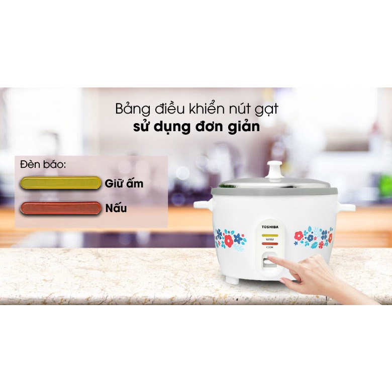 Nồi cơm nắp rời Toshiba RC-18MH2PV(F)