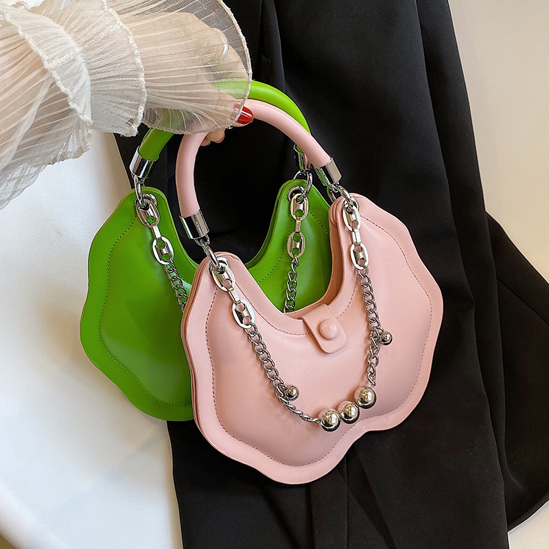 Túi Đeo Chéo Phối Dây Xích Đa Năng Thiết Kế Độc Đáo Thời Trang Mùa Hè 2022 Cho Nữ