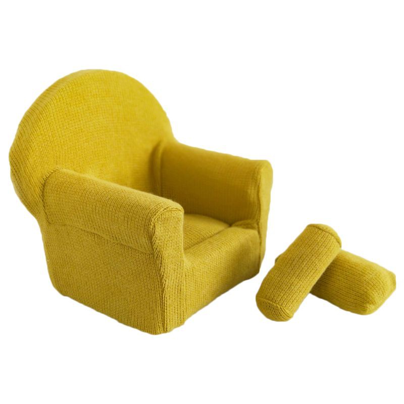 Set 3 món đạo cụ chụp hình nghệ thuật cho trẻ sơ sinh gồm gối và ghế xinh xắn
