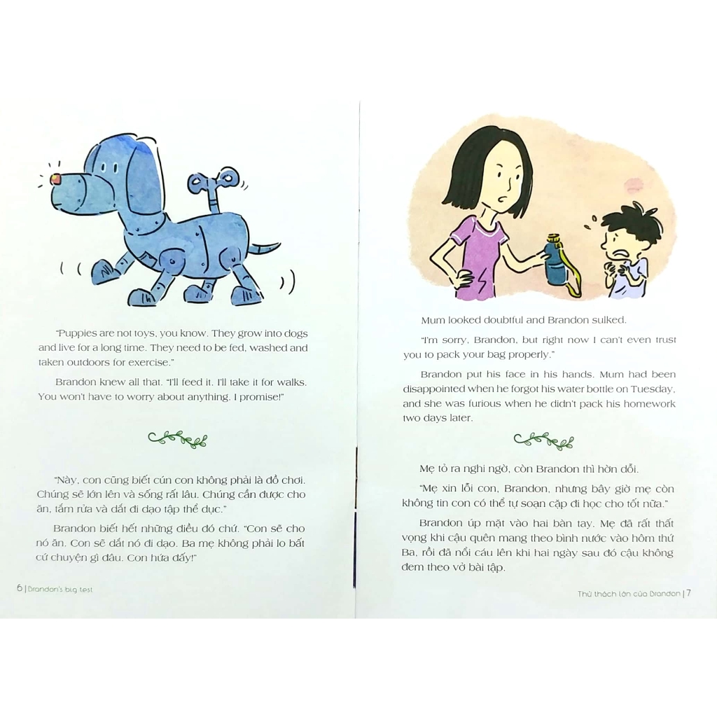 Sách - Bộ Sách Bé Học Lễ Giáo Song Ngữ (Bộ 6 Cuốn)