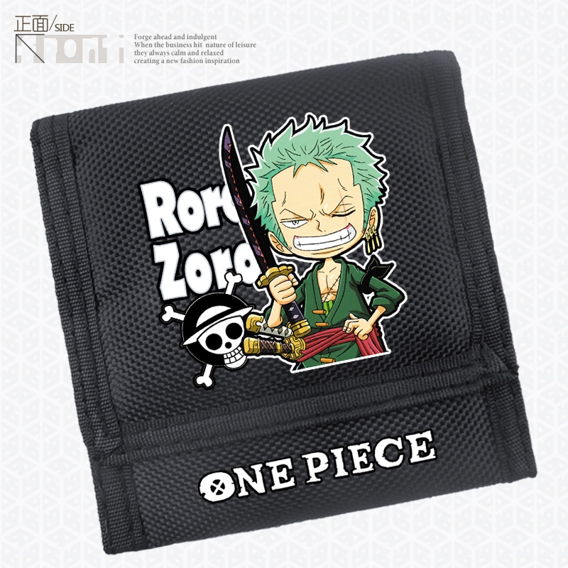Ví Nam In Hình Hoạt Hình One Piece Luffy Zoro