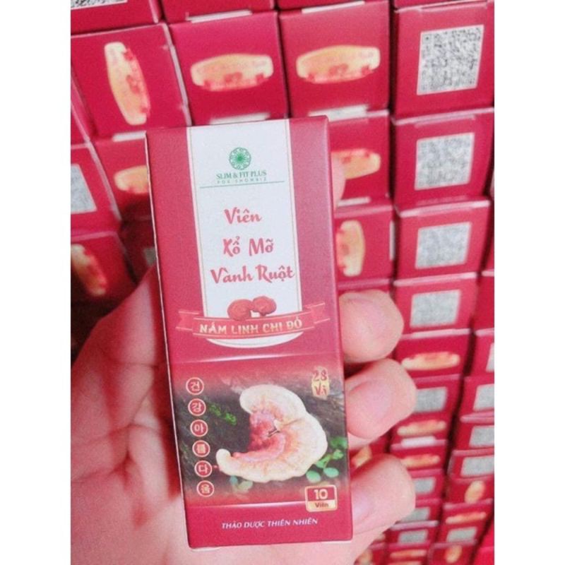 [COMBO 10 Hộp] Viên xổ mỡ vành ruột chính hãng giảm cân an toàn viên trắng vàng