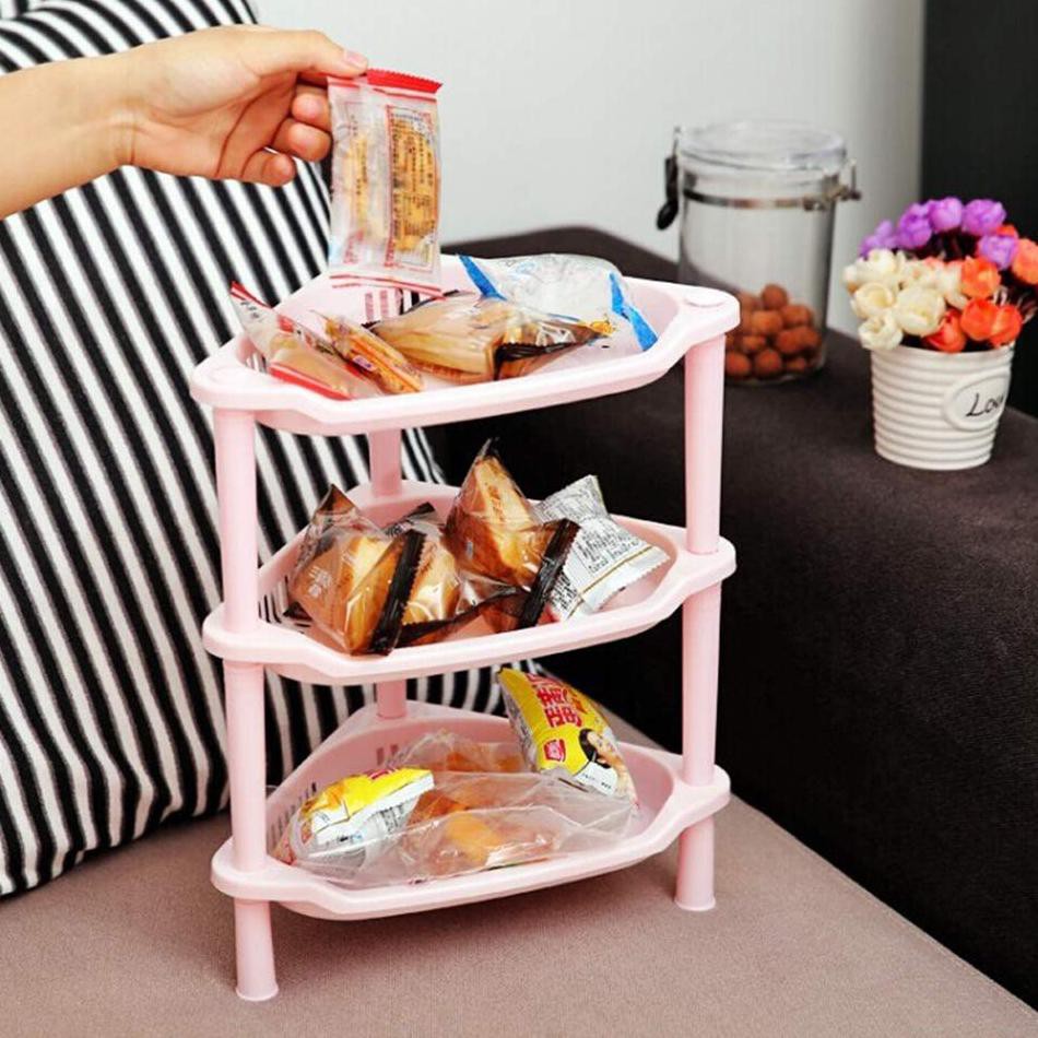Kệ Đựng Đồ 3 Tầng Hình Tam Giác Đa Năng Cho Nhà Bếp / Phòng Tắm U82 9sn | BigBuy360 - bigbuy360.vn