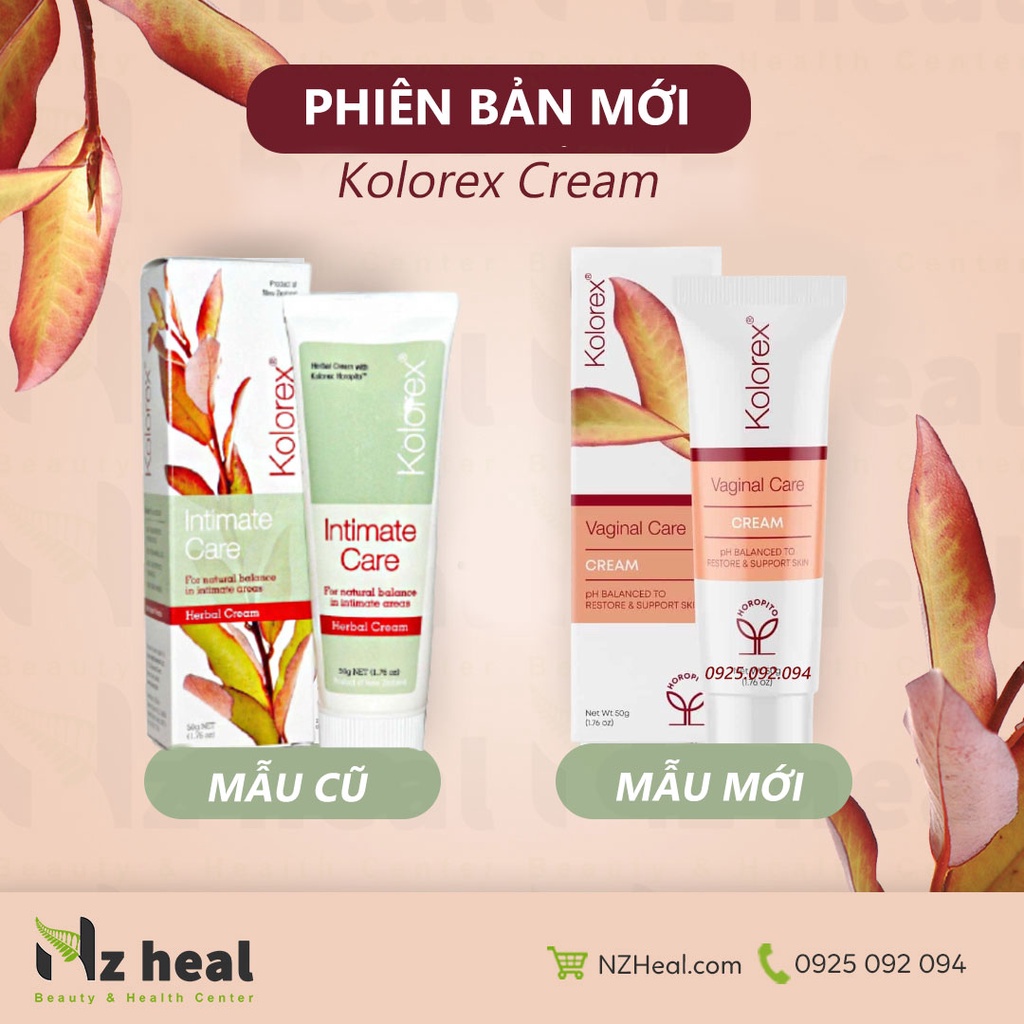 New 2021 kem thoa vùng kín kolorex vaginal cream 50g - ảnh sản phẩm 2