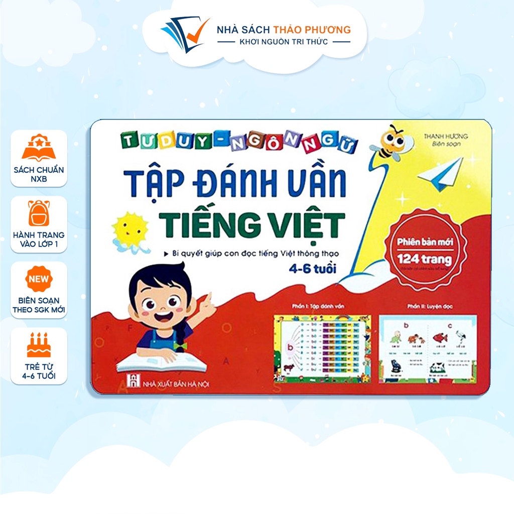 Sách - Tập đánh vần Tiếng Việt (Bí quyết giúp con đọc tiếng Việt thông thạo 4-6 tuổi)