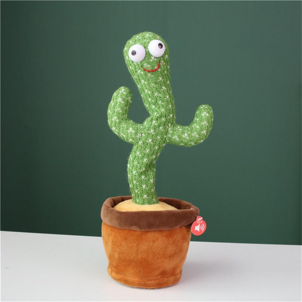 (HÀNG MỚI VỀ) Cây xương rồng nhảy múa Dancingcactus - phát nhạc 120 bài hát + ghi âm và nhại tiếng vui nhộn