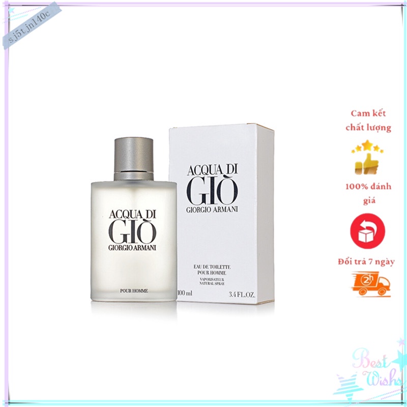 Nước hoa nam chính hãng Armani Acqua Di Gio Pour Homme Perfume EDT 100ml