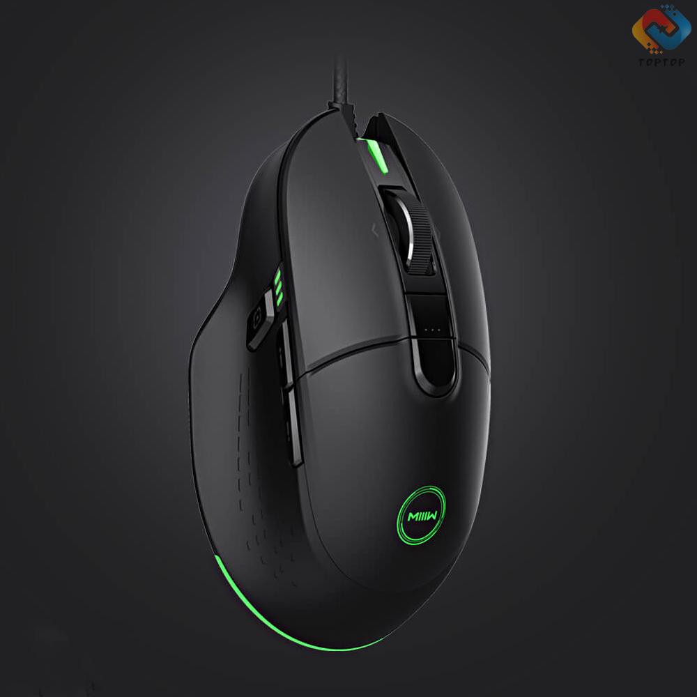 Xiaomi MIIIW 700G RGB Colorful Gaming Mouse 32bit 6 Button Wired Gaming Mouse 7200DPI Ergonomic Gamer PC Laptop Computer Mouse 1000Hz MWGM01