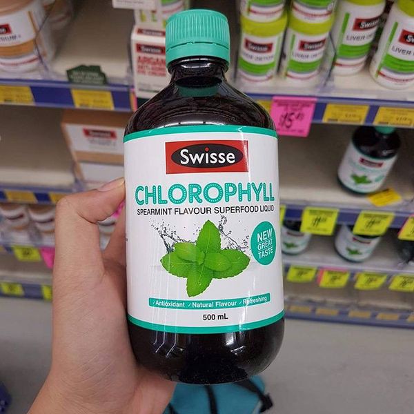 Nước Diệp Lục Swisse Chlorophyll Spearmint Flavour Supperfood Liquid 500 ml | Thế Giới Skin Care