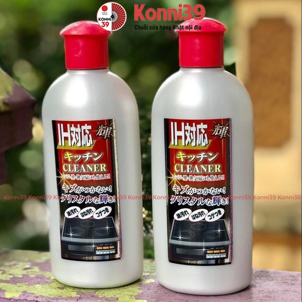 Dung dịch vệ sinh bếp từ Nhật Bản ( chai 300ml) - hàng nội địa Nhật, dùng cho bếp từ/hồng ngoại, các bề mặt gốm sứ