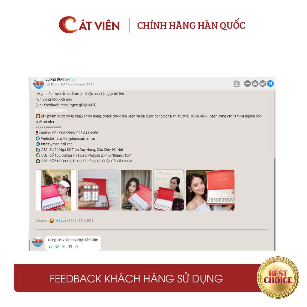 Tế bào gốc tái tạo da Plantex Medicell, chăm sóc da lăn kim, làm trắng da mờ thâm, se khít lỗ chân lông - lọ lẻ 5ml | BigBuy360 - bigbuy360.vn