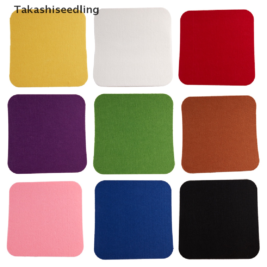 Tấm Lót Chuột Máy Tính Bằng Vải Nỉ Dày Dặn Chống Trượt 20 * 20cm
