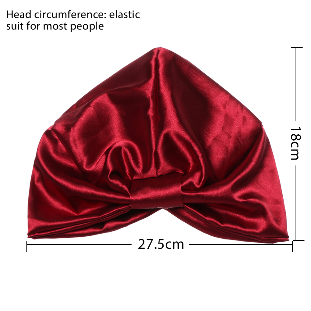 (Hàng Mới Về) Mũ Trùm Đầu Khi Ngủ Co Giãn Mềm Mại Thời Trang Cho Nữ