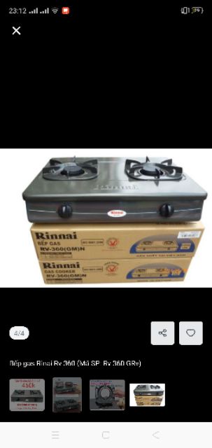 Bếp gas Rinai Rv 360