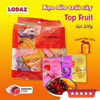 Kẹo dẻo trái cây Top Fruit gói 320gr ăn vặt LODAZ siêu ngon tại Hà Nội