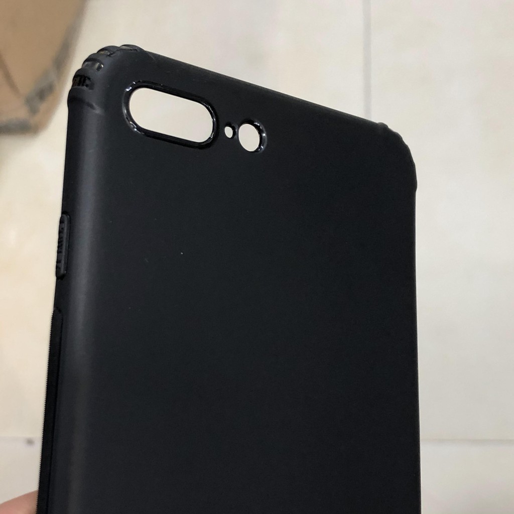Ốp lưng iphone chống sốc KST đen siêu bền, ốp silicon chống bám vân tay, chống trơn bảo vệ điện thoại - KLH