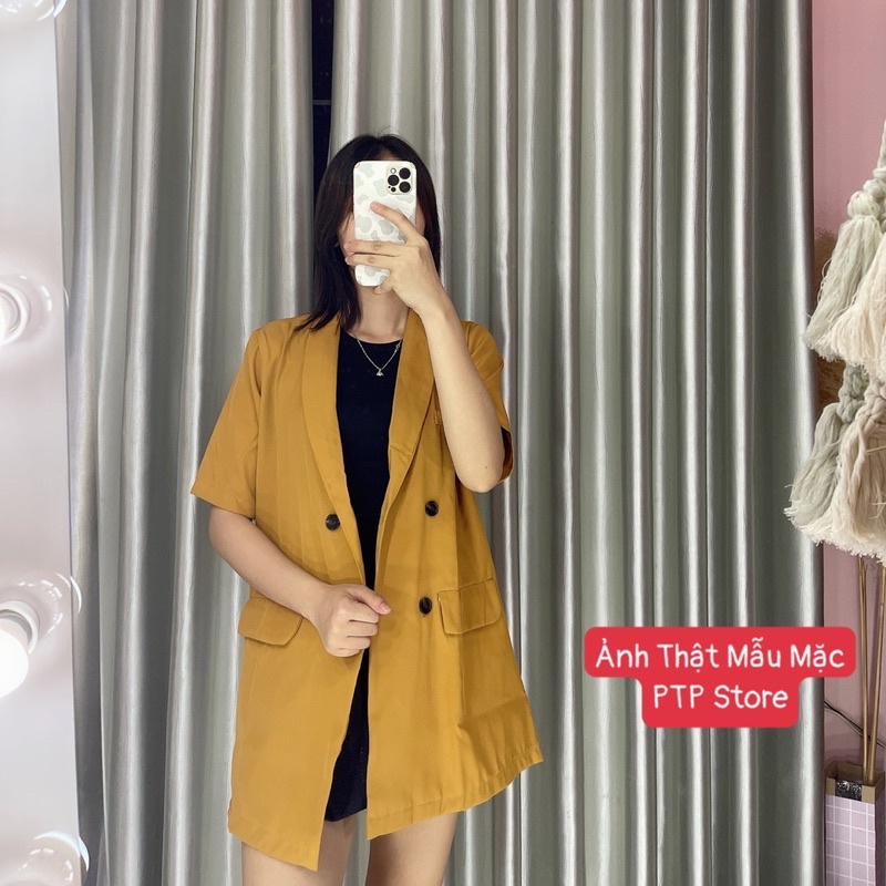 [Siêu Hot] Áo Vest Nữ Nâu Dáng Dài Phong Cách Hàn Quốc Có Ảnh Thật Kèm Video | BigBuy360 - bigbuy360.vn