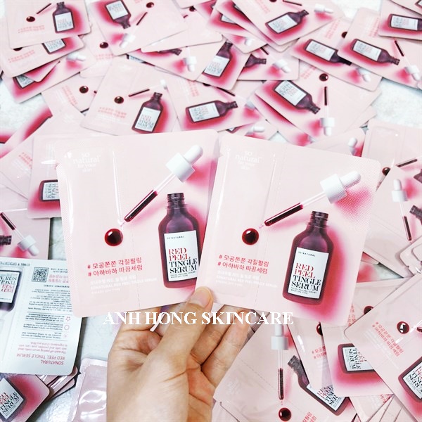 Tinh Chất Red Peel Tingle Serum Sample Dạng Gói So Natural (2,5ml)