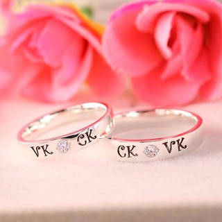Nhẫn cặp đôi vk ck đính đá