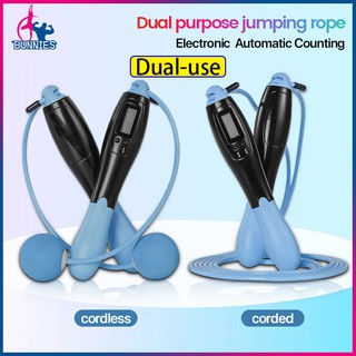 wireless jump rope Electronic jump rope 4 Chế độ tự động Số tự động Nhảy dây Màu Tay cầm trượt Jump rope