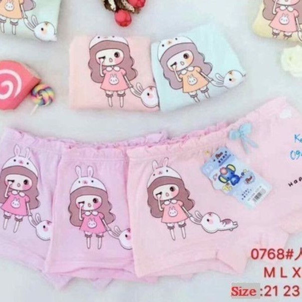 [Siêu Sale] Sét 5 quần chip đùi Bé gái hàng Quảng Châu cao cấp Vải Cotton siêu mát, dễ thương