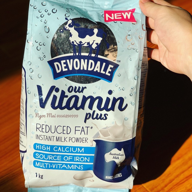 Sữa Devondale Vitamin Plus 1kg date tháng 10 2020