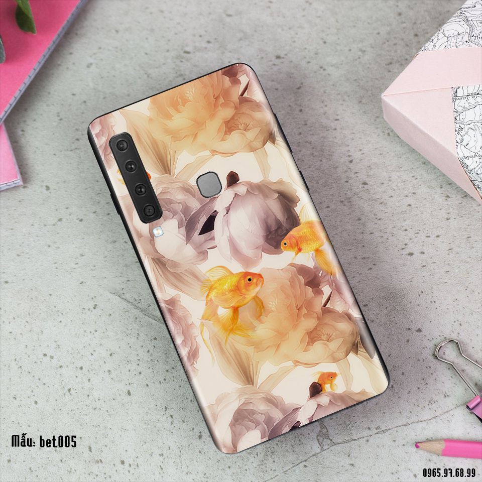 Skin dán cho các dòng điện thoại Samsung A71 - A3 2017 - A5 2015 - A6 2018 in hình cá beta siêu đẹp
