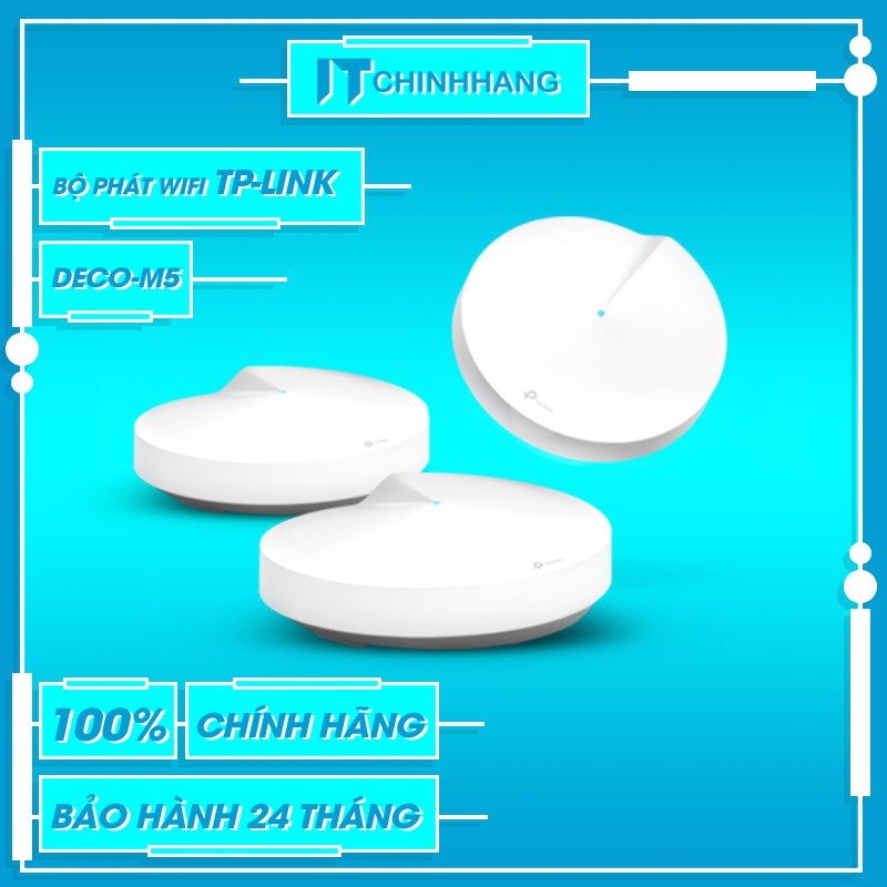 Router Wifi TP-Link Mesh Deco M5 2Pack /3Pack - Hàng Chính Hãng