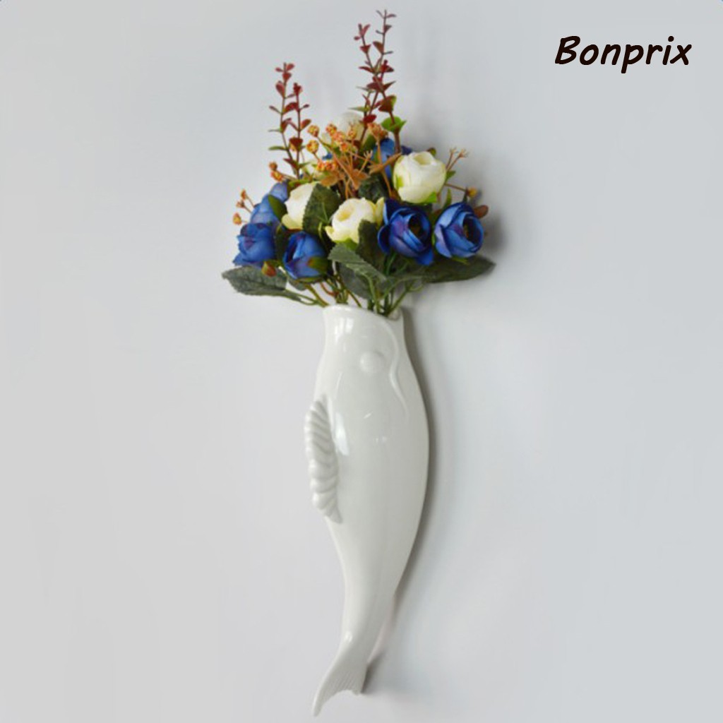 Bình Hoa Treo Tường Trang Trí Hình Chú Cá Đáng Yêu