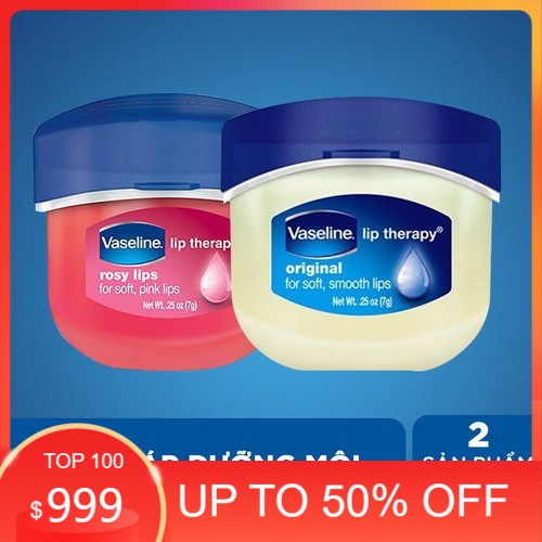 Dưỡng môi VASELINE 7g dạng hũ LOẠI RẺ cho KHÁCH SỈ đủ vị ( trộn nhiều mùi khi mua )