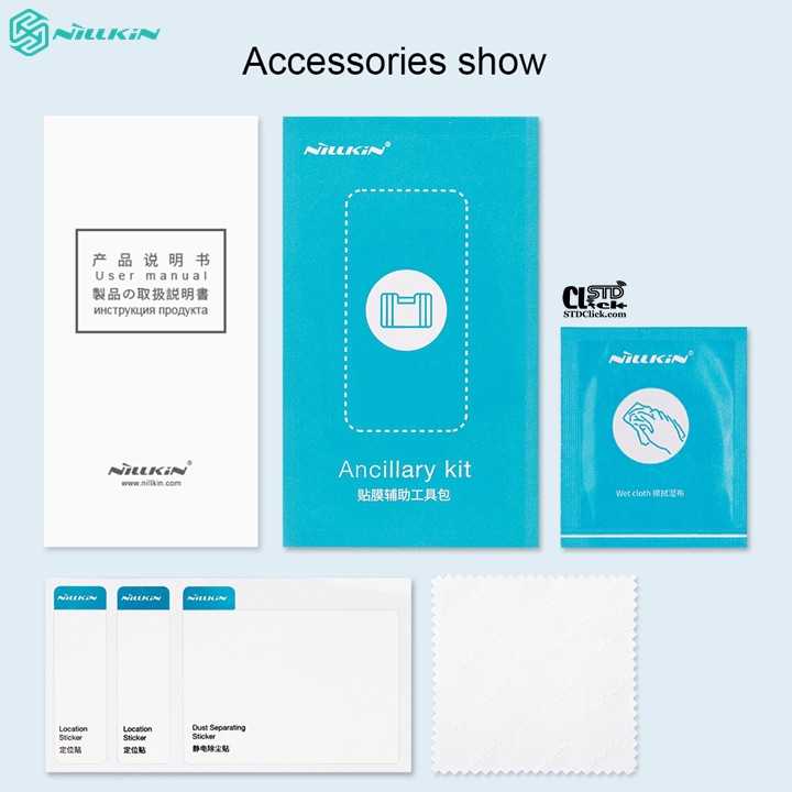 KÍNH CƯỜNG LỰC IPHONE 12 MINI - 12 - 12 PRO - 12 PRO MAX NILLKIN H+PRO 0.2MM CHÍNH HÃNG