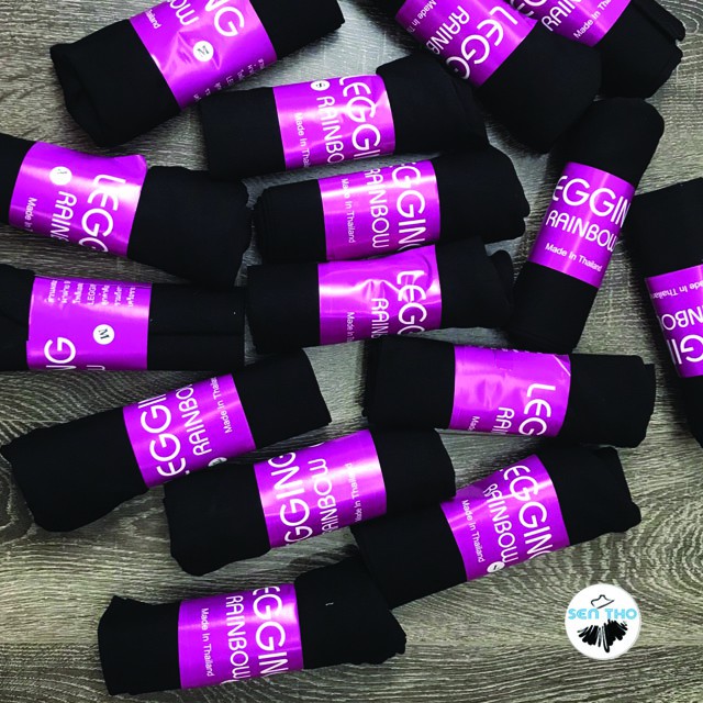 Quần Legging Nữ Ngố Đùi Lửng Cạp Chun Màu Đen Chất Thun Co Giãn 4 Chiều Mặc Ôm Dáng Trẻ Trung Năng Động | BigBuy360 - bigbuy360.vn