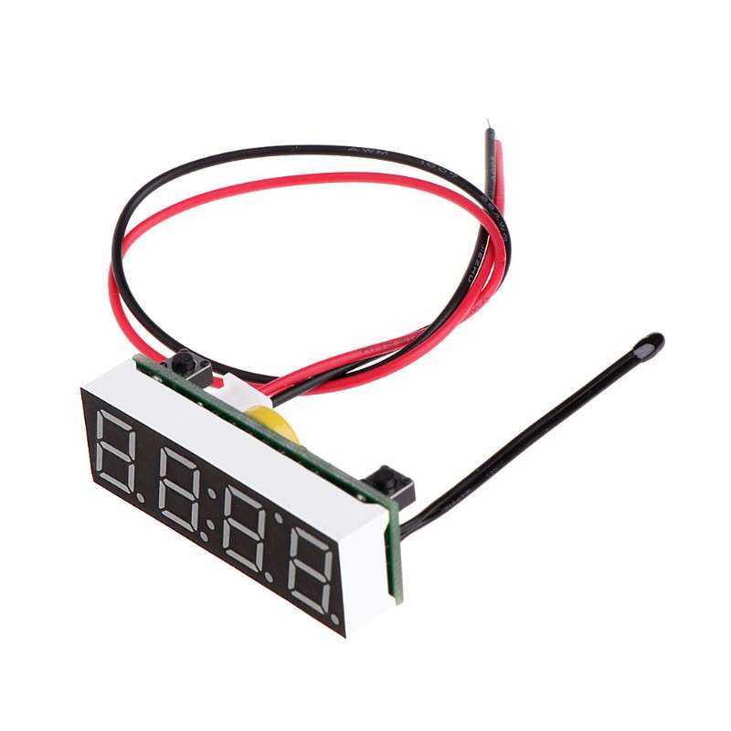 Đồng hồ điện tử kỹ thuật số 3 chức năng hiển thị thời gian, nhiệt độ, điện áp