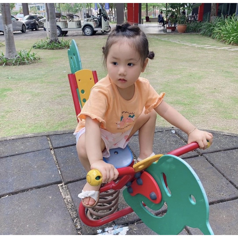 Đồ bộ tay bèo bé gái xuất Nhật Miwoo
