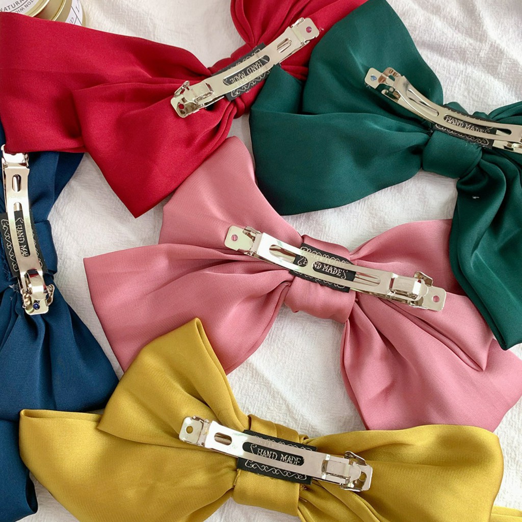 Kẹp tóc công chúa kiểu nơ lớn- Mincloset