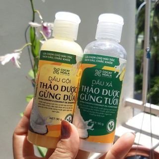 Combo gội - xả gừng dừa hữu cơ
