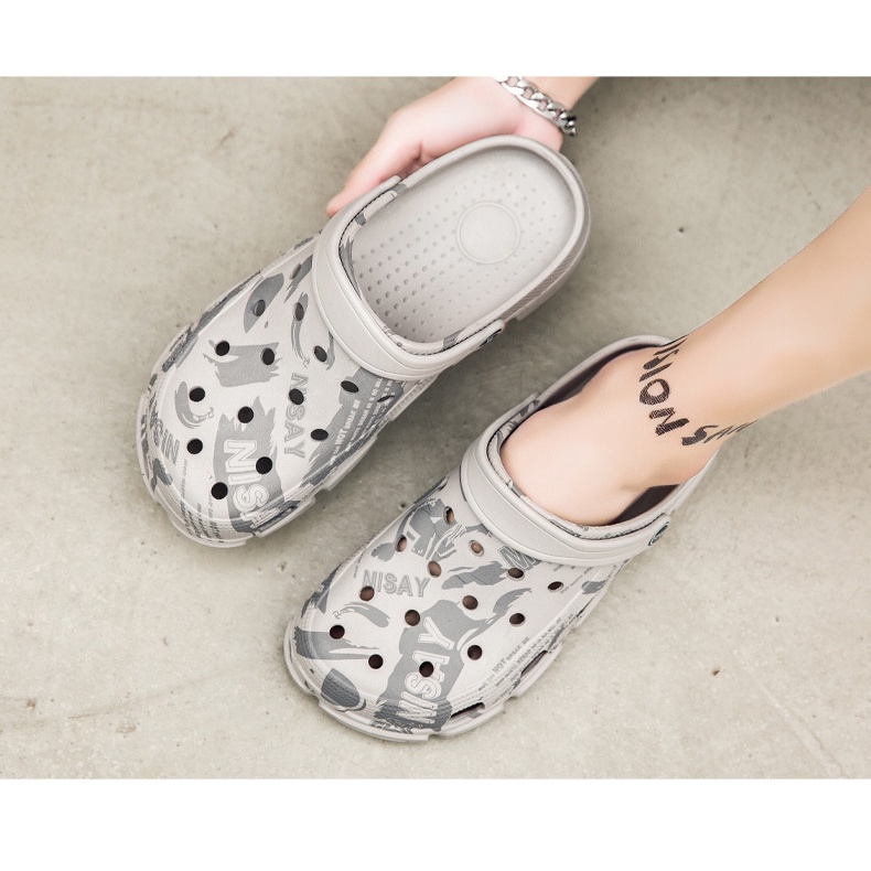 Dép Crocs Loại 2.2 Simple Art (Tặng Jibbitz Sticker Full Box) - Cross, Dép Sục TN Medical