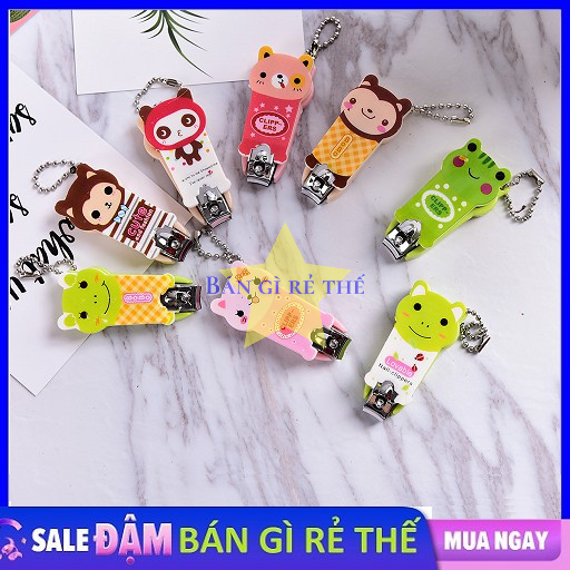 Bấm Móng Tay Hình Thú Kiêm Móc Khóa Ngộ Nghĩnh, Dễ Thương. Dụng Cụ Cắt Móng Tay Nhỏ Gọn, Tiện Dụng