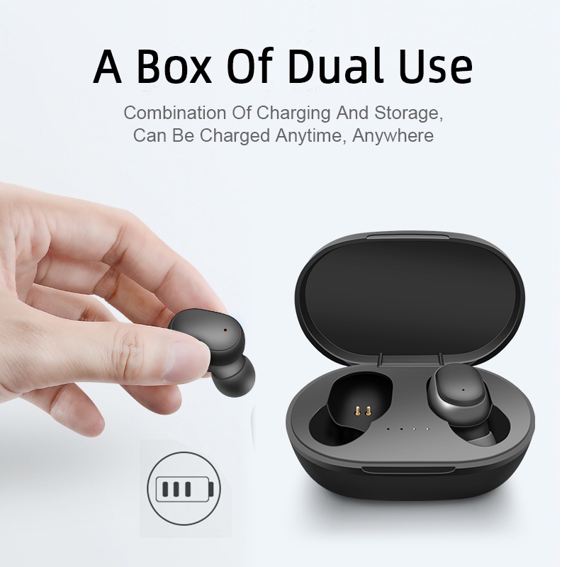 Tai nghe không dây Chống Ồn a6s tws 5.0 Cho xiaomi redmi ios