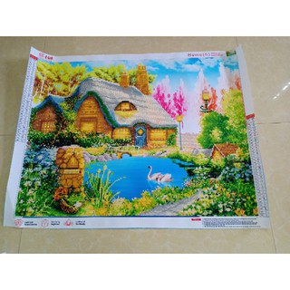 Tranh đính đá thành phẩm