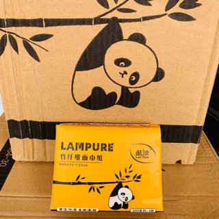 Thùng 30 gói giấy ăn gấu trúc Lam Pure